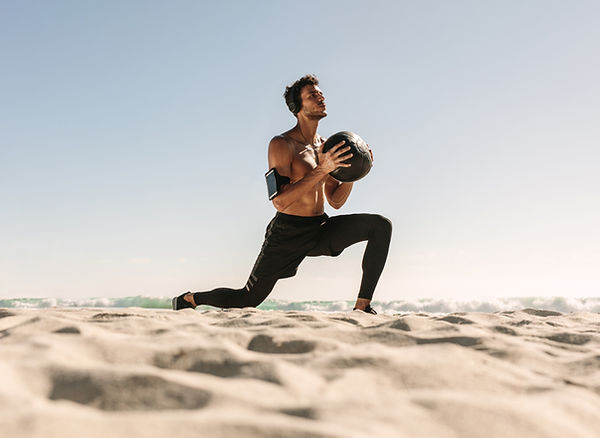 Workout at the Beach